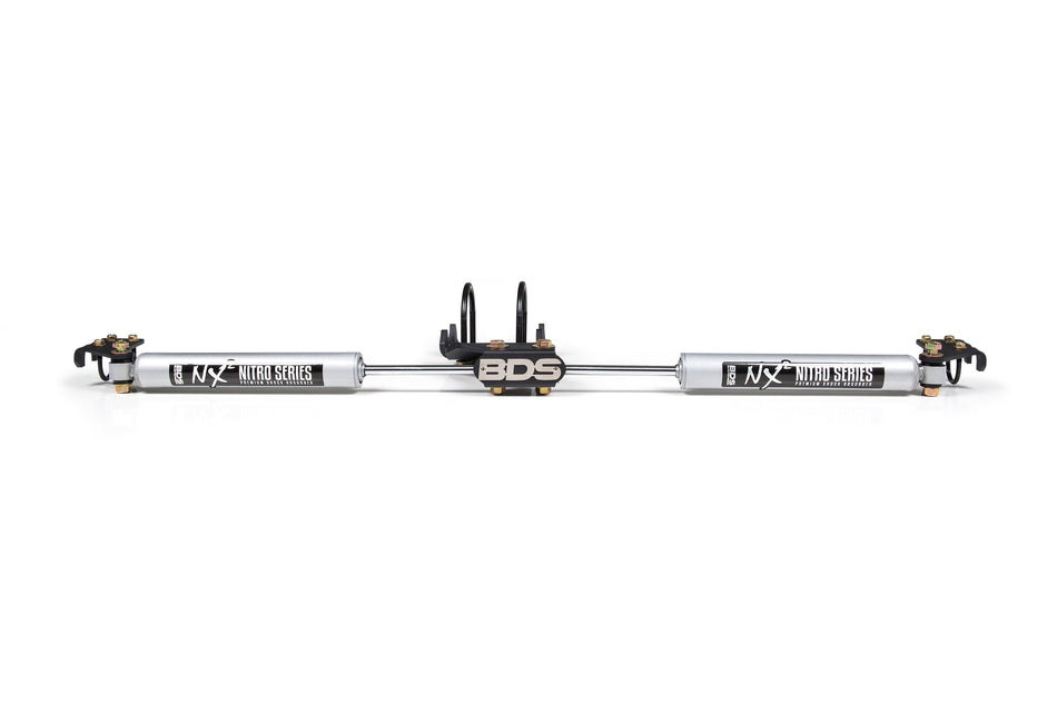 Dual Steering Stabilizer Kit w/ NX2 Shocks | Fits 2.5-9 Inch Lift | Ford F250/F350 Super Duty (05-26) 4WD - BDS...