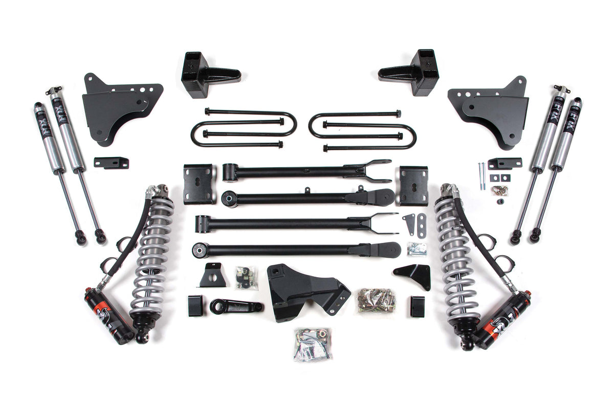 4 Inch Lift Kit w/ 4-Link | FOX 2.5 Performance Elite Coil-Over Conversion | Ford F250/F350 Super Duty (11-16) 4WD |...