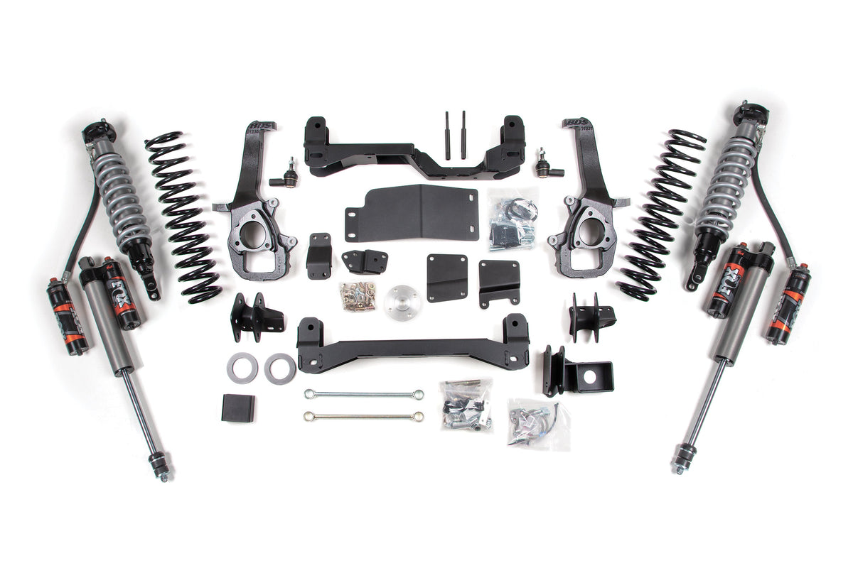 09-11 Ram 1500 6 Inch Suspension Lift Kit, 5 Inch Rear Lift, Coil Spring - Fox 2.5 Performance Elite Series C/O, Fox 2.0...