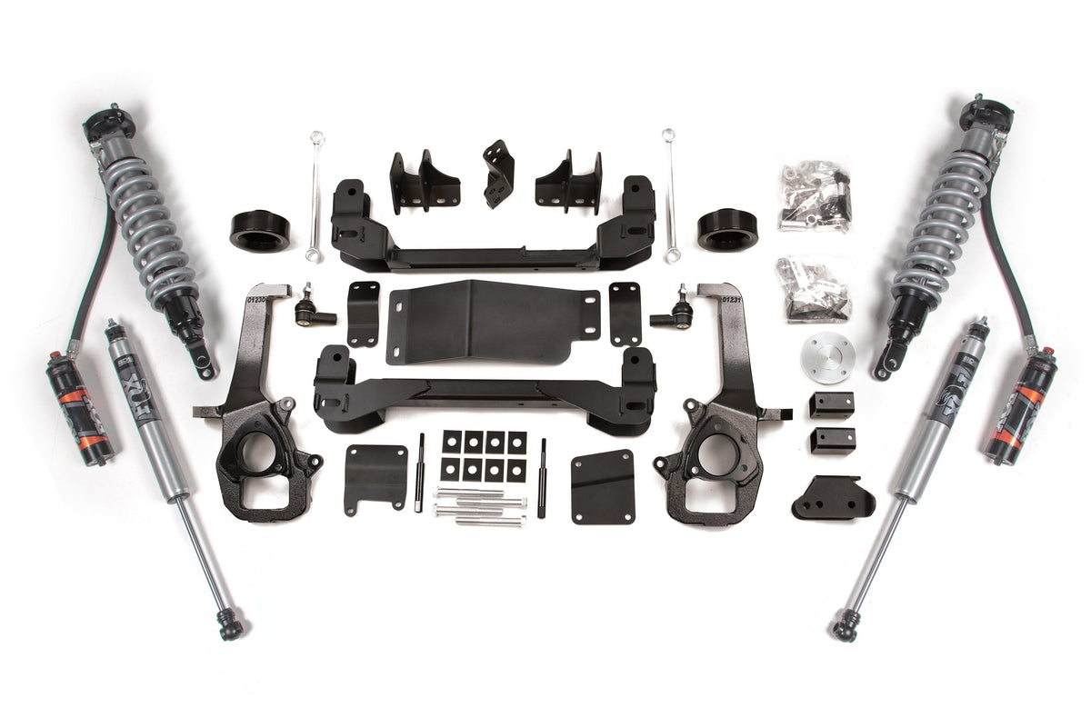 13-18 Ram 1500/ 2019-2023 1500 Classic 4WD 4 Inch Suspension Lift Kit, 3 Inch Rear Lift, Coil Spring - Fox 2.5...