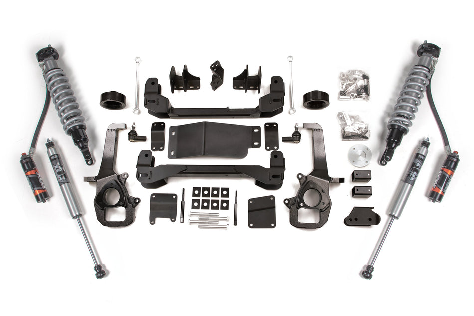 13-18 Ram 1500/ 2019-2023 1500 Classic 4WD 4 Inch Suspension Lift Kit, 3 Inch Rear Lift, Coil Spring - Fox 2.5...