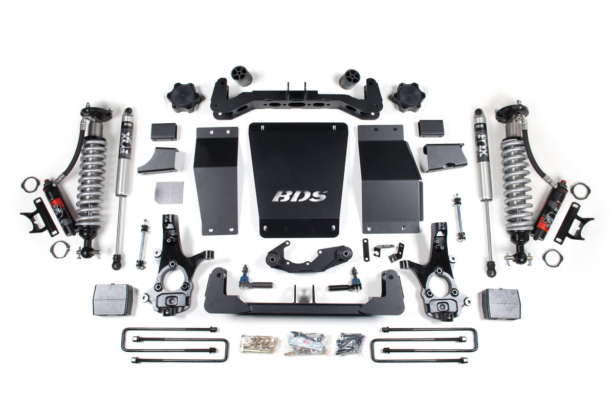 6 Inch Lift Kit | FOX 2.5 Performance Elite Coil-Over | Chevy Silverado or GMC Sierra 1500 (14-18) 4WD - BDS Suspension...