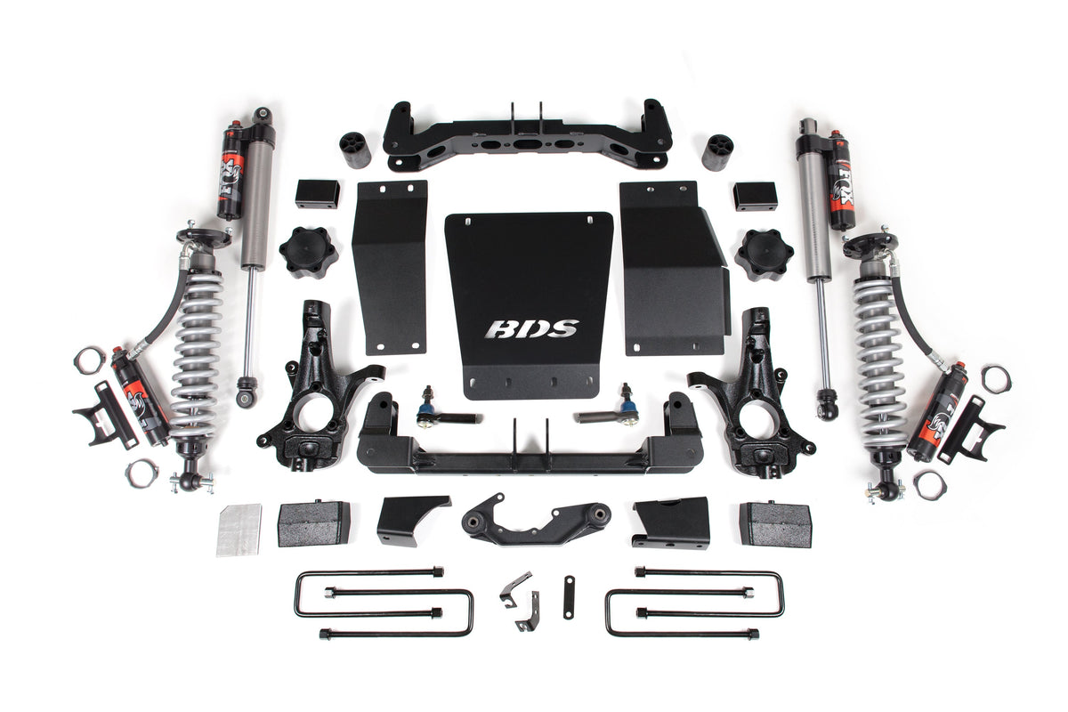 4 Inch Lift Kit | FOX 2.5 Performance Elite Coil-Over | Chevy Silverado or GMC Sierra 1500 (14-18) 4WD - BDS Suspension...