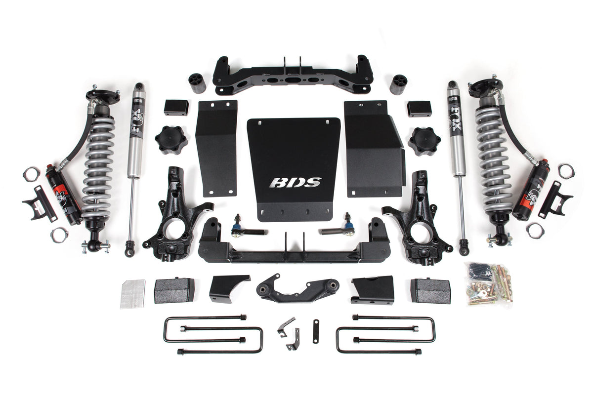 4 Inch Lift Kit | FOX 2.5 Performance Elite Coil-Over | Chevy Silverado or GMC Sierra 1500 (14-18) 4WD - BDS Suspension...