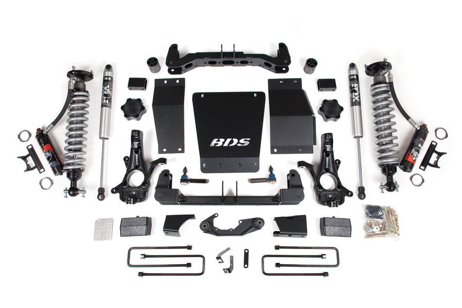 4 Inch Lift Kit | FOX 2.5 Performance Elite Coil-Over | Chevy Silverado or GMC Sierra 1500 (14-18) 4WD - BDS Suspension...