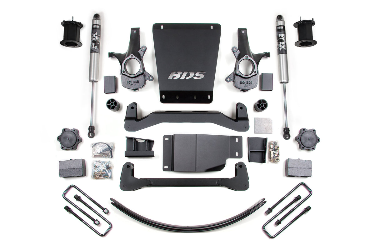 6 Inch Lift Kit | Chevy Silverado or GMC Sierra 1500 (07-13) 4WD - BDS Suspension BDS795H