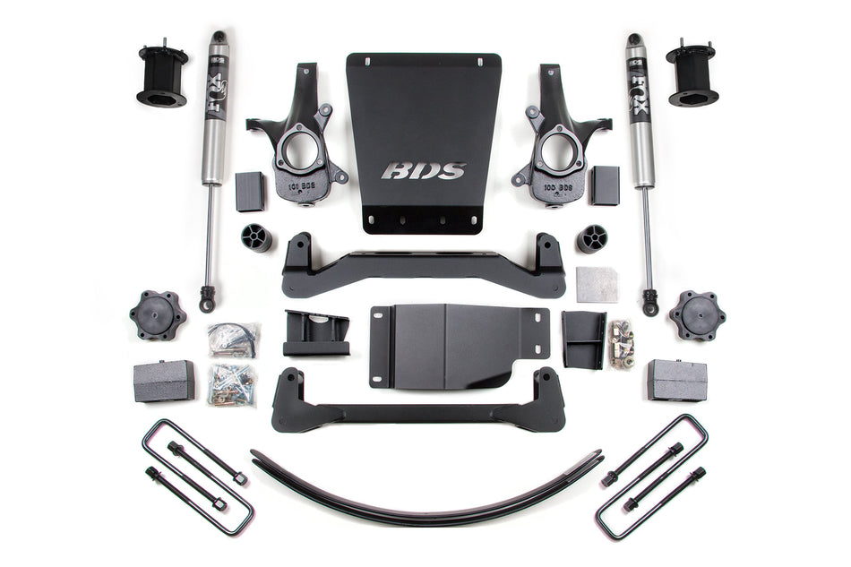 6 Inch Lift Kit | Chevy Silverado or GMC Sierra 1500 (07-13) 4WD - BDS Suspension BDS795H