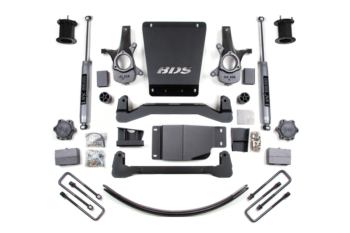 6 Inch Lift Kit | Chevy Silverado or GMC Sierra 1500 (07-13) 4WD - BDS Suspension BDS795FS