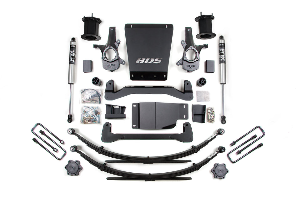 6 Inch Lift Kit | Chevy Silverado or GMC Sierra 1500 (07-13) 4WD - BDS Suspension BDS796FS