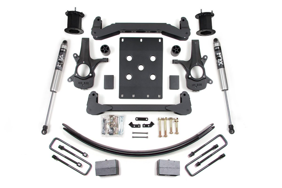 6 Inch Lift Kit | Chevy Silverado or GMC Sierra 1500 (07-13) 2WD - BDS Suspension BDS797H