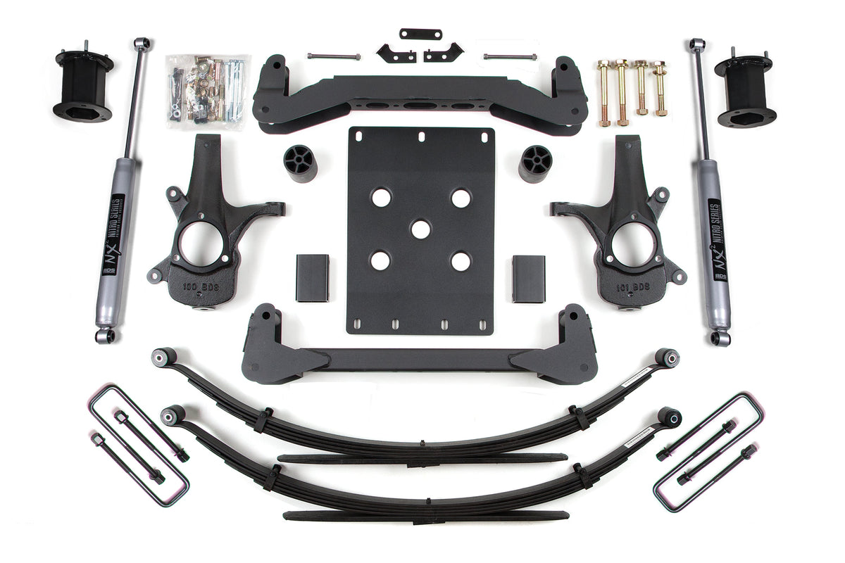 6 Inch Lift Kit | Chevy Silverado or GMC Sierra 1500 (07-13) 2WD - BDS Suspension BDS798H