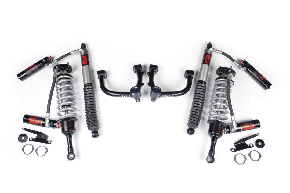 22-24 Toyota LC300 and Lexus LX600 4WD, 2 Inch Performance Lift Kit - Fox 2.5 PES C/O Front, Fox 2.5 PES Rear Shock (HD...
