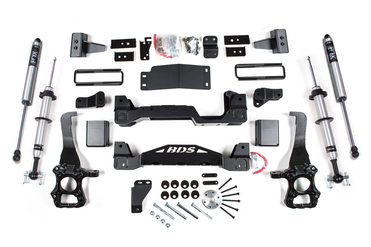 4 Inch Lift Kit | FOX 2.0 IFP Strut | Ford F150 (15-20) 4WD - BDS Suspension BDS1533FSR