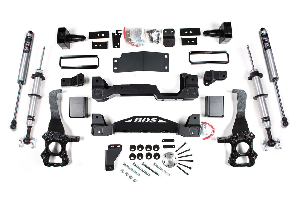 6 Inch Lift Kit | FOX 2.0 IFP Strut | Ford F150 (15-20) 4WD - BDS Suspension BDS1305FSR