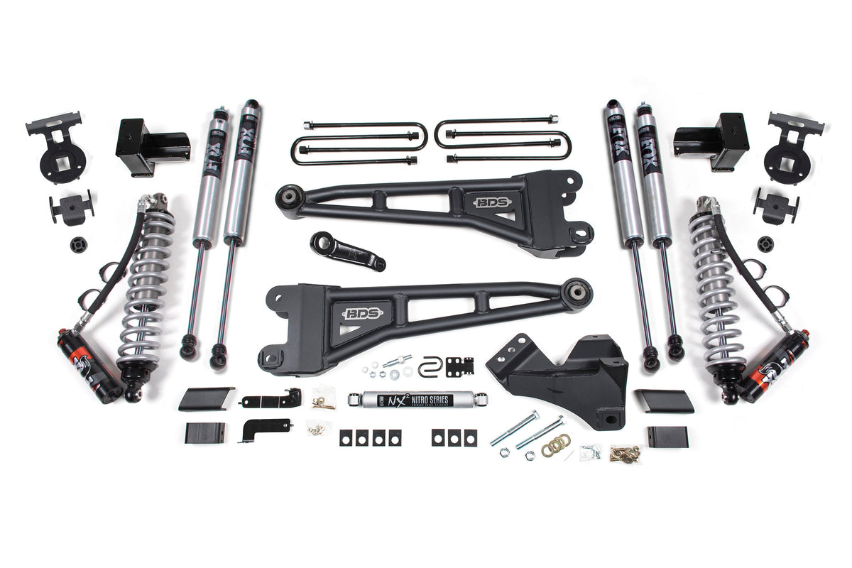 4 Inch Lift Kit w/ Radius Arm | FOX 2.5 Performance Elite Coil-Over Conversion | Ford F350 Super Duty DRW (20-22) 4WD |...