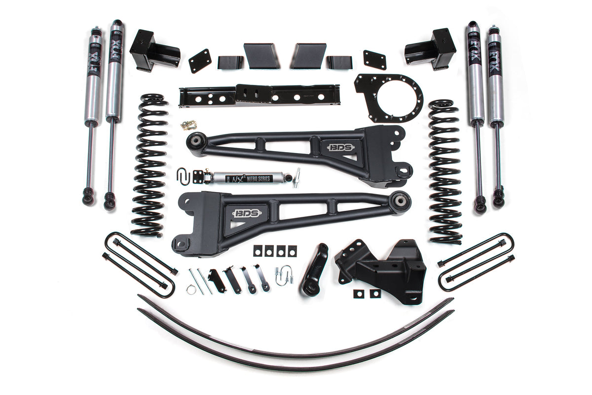 6 Inch Lift Kit w/ Radius Arm | Ford F250/F350 Super Duty (17-19) 4WD | Diesel - BDS Suspension BDS1580H
