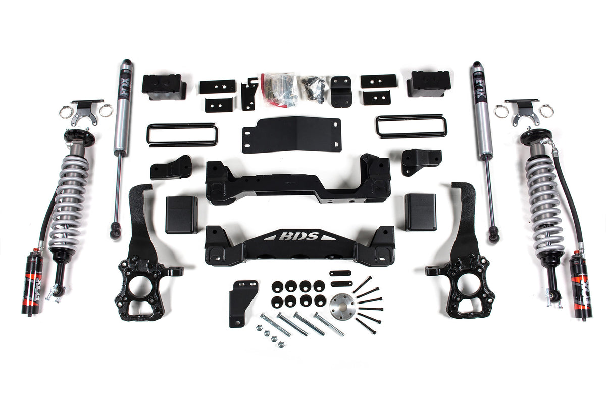 6 Inch Lift Kit | FOX 2.5 Performance Elite Coil-Over | Ford F150 (15-20) 4WD - BDS Suspension BDS1532FPE