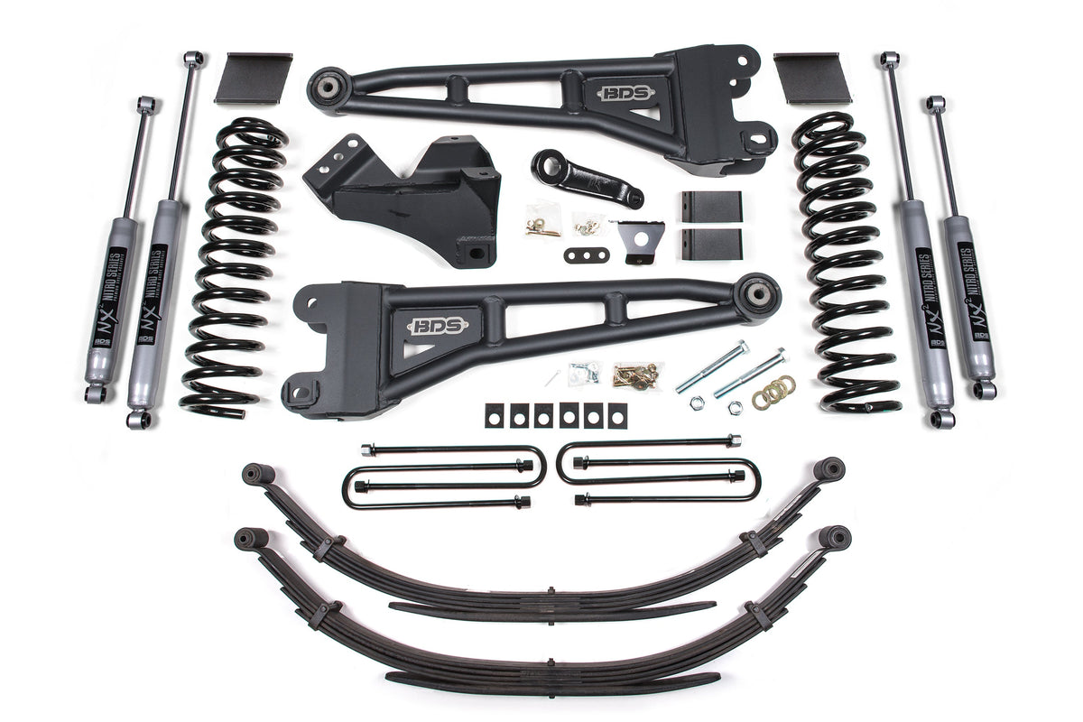 6 Inch Lift Kit w/ Radius Arm | Ford F250/F350 Super Duty (11-16) 4WD | Diesel - BDS Suspension BDS1592FS