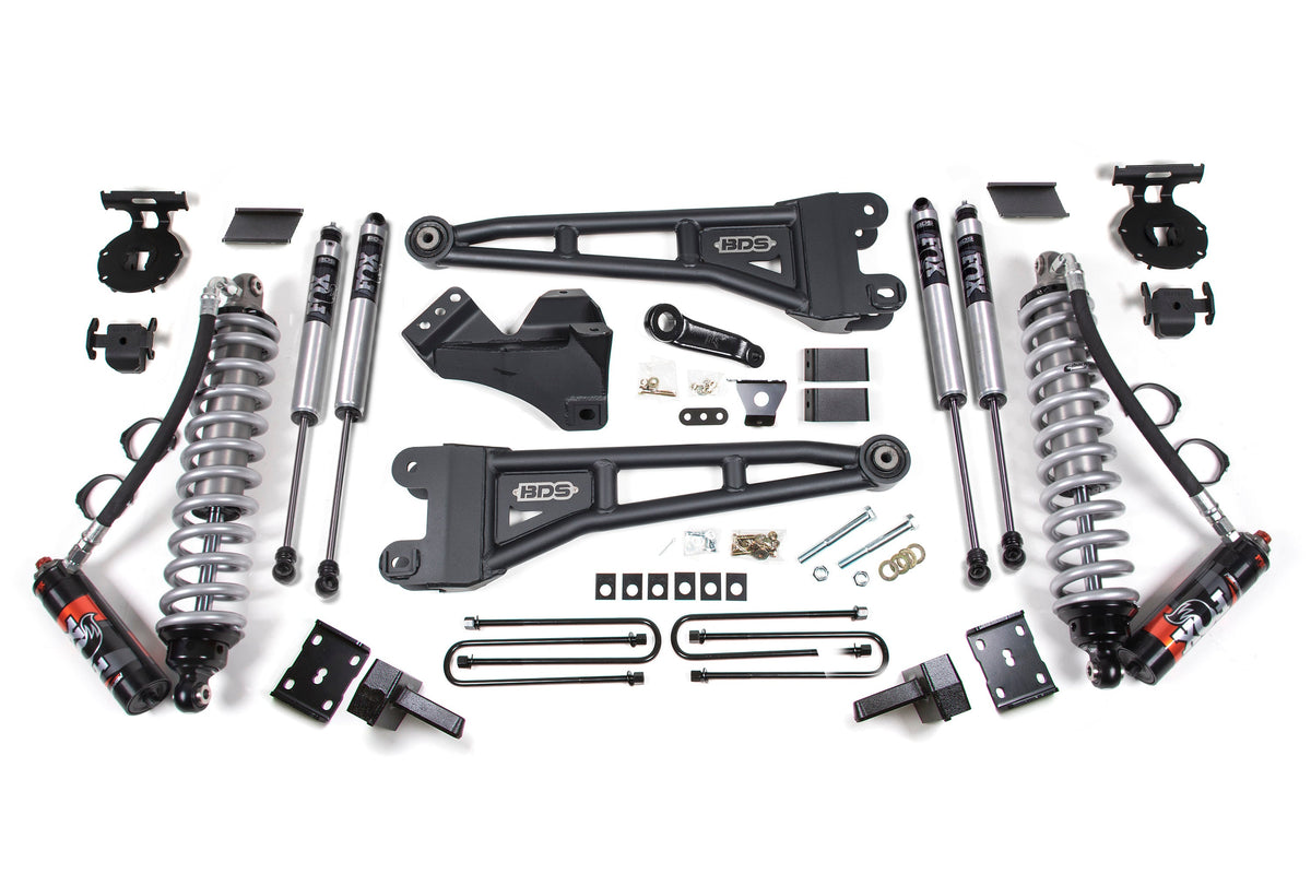 4 Inch Lift Kit w/ Radius Arm | FOX 2.5 Performance Elite Coil-Over Conversion | Ford F250/F350 Super Duty (11-16) 4WD |...