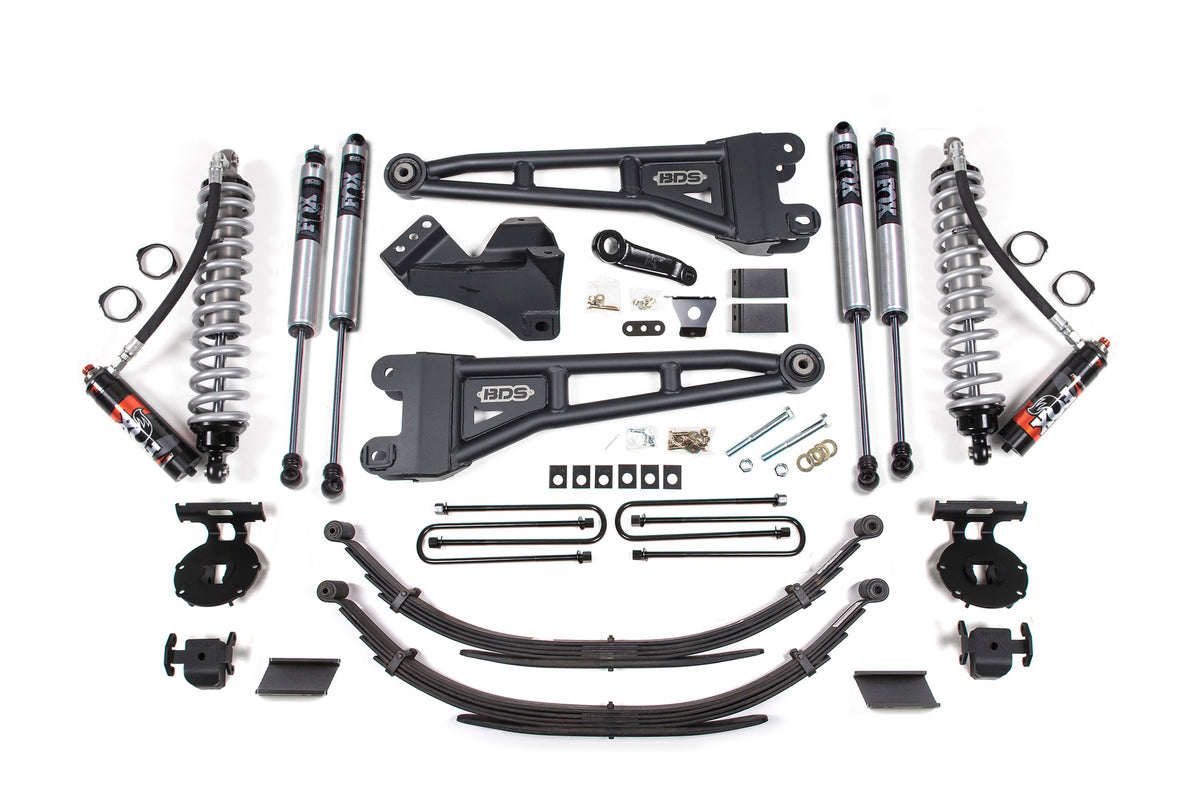 4 Inch Lift Kit w/ Radius Arm | FOX 2.5 Performance Elite Coil-Over Conversion | Ford F250/F350 Super Duty (11-16) 4WD |...