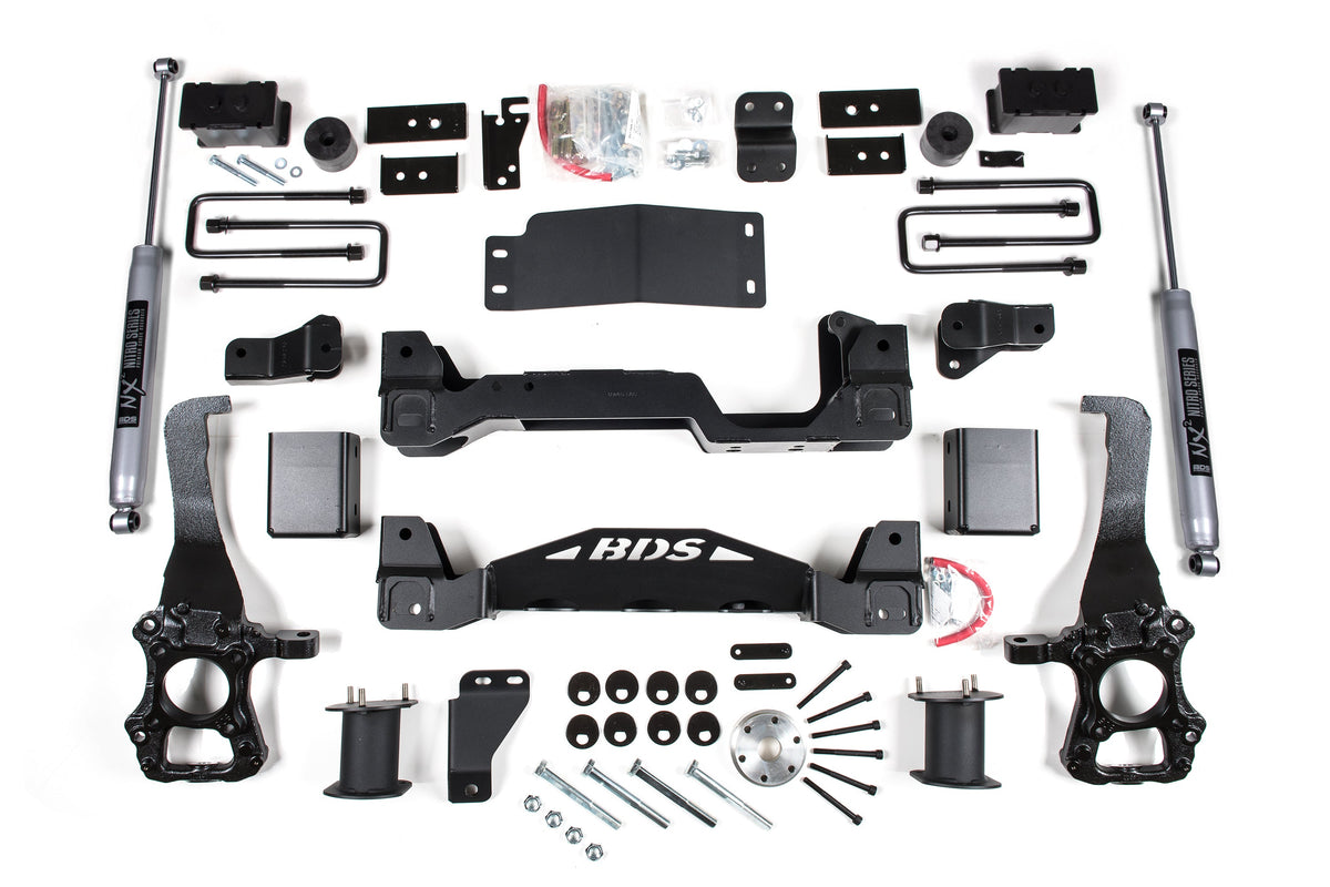 4 Inch Lift Kit | Ford F150 (15-20) 4WD - BDS Suspension BDS1908H
