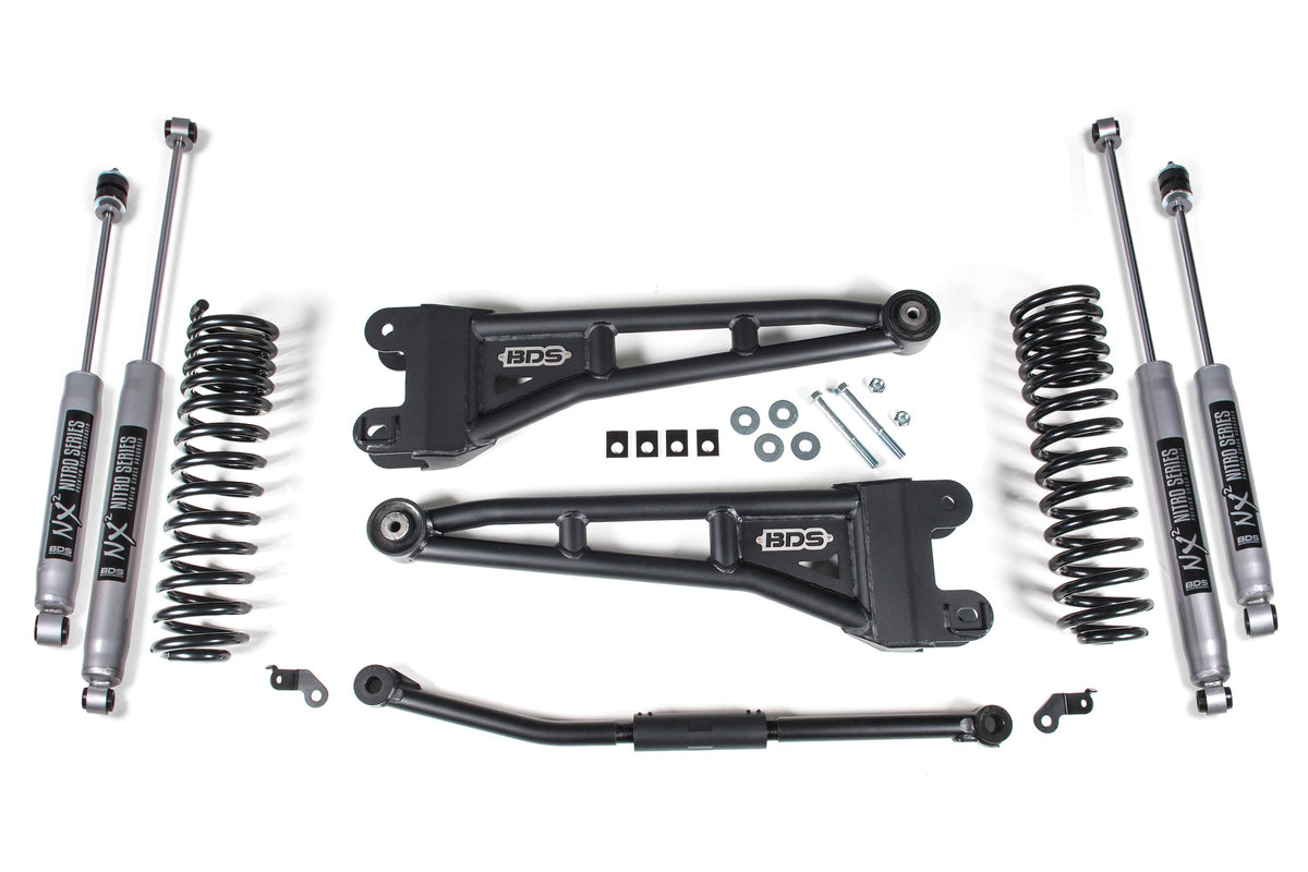 2.5 Inch Lift Kit w/ Radius Arm | Ford F250/F350 Super Duty (11-16) 4WD | Diesel - BDS Suspension BDS1926H