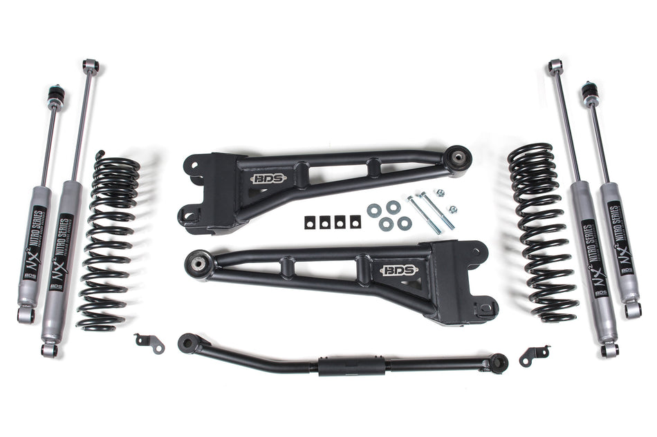 2.5 Inch Lift Kit w/ Radius Arm | Ford F250/F350 Super Duty (11-16) 4WD | Diesel - BDS Suspension BDS1926H