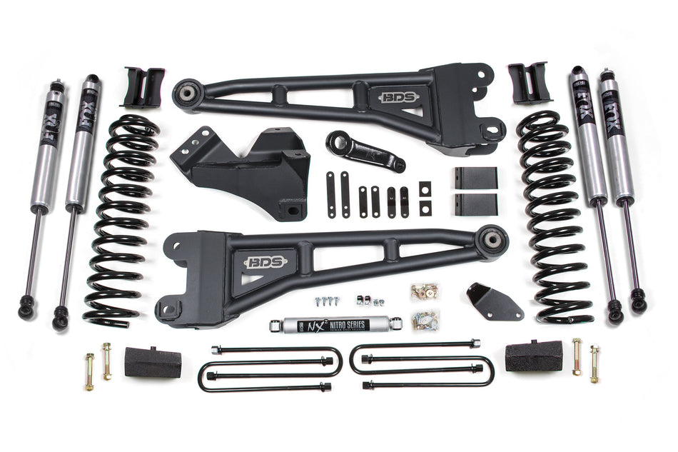 4 Inch Lift Kit w/ Radius Arm | Ford F250/F350 Super Duty (05-07) 4WD | Gas - BDS Suspension BDS1934H