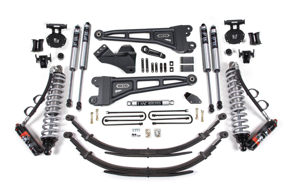 4 Inch Lift Kit w/ Radius Arm | FOX 2.5 Performance Elite Coil-Over Conversion | Ford F250/F350 Super Duty (05-07) 4WD |...