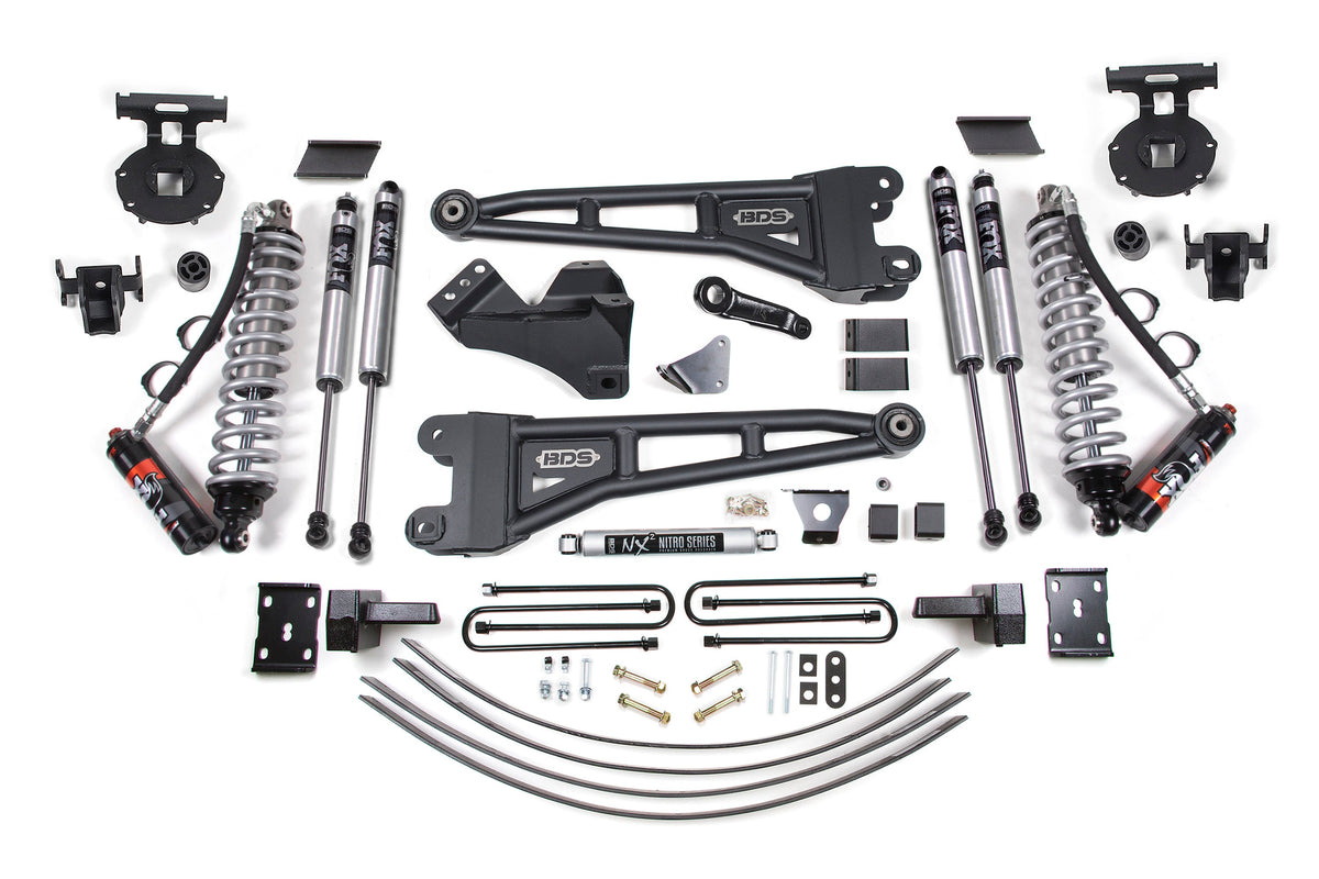 6 Inch Lift Kit w/ Radius Arm | FOX 2.5 Performance Elite Coil-Over Conversion | Ford F250/F350 Super Duty (05-07) 4WD |...