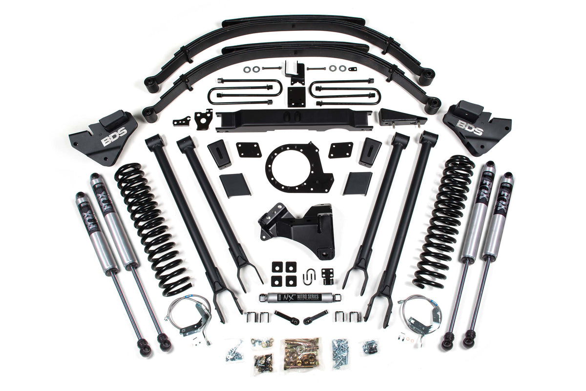 9 Inch Lift Kit w/ 4-Link | Ford F250/F350 Super Duty (20-22) 4WD | Gas - BDS Suspension BDS1960H