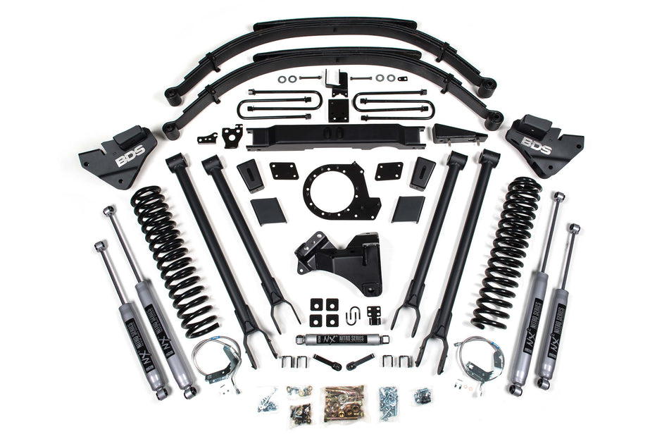 9 Inch Lift Kit w/ 4-Link | Ford F250/F350 Super Duty (20-22) 4WD | Diesel - BDS Suspension BDS1959FS