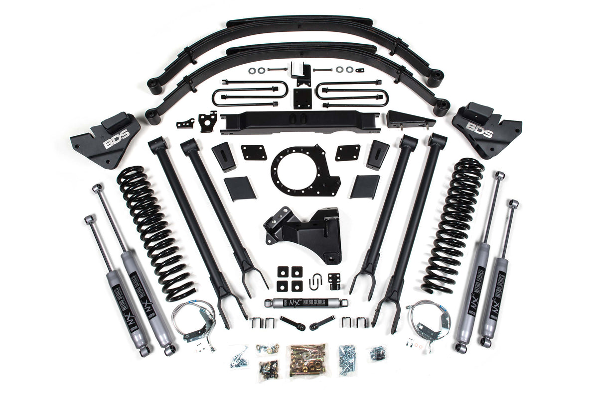 9 Inch Lift Kit w/ 4-Link | Ford F250/F350 Super Duty (20-22) 4WD | Gas - BDS Suspension BDS1960FS