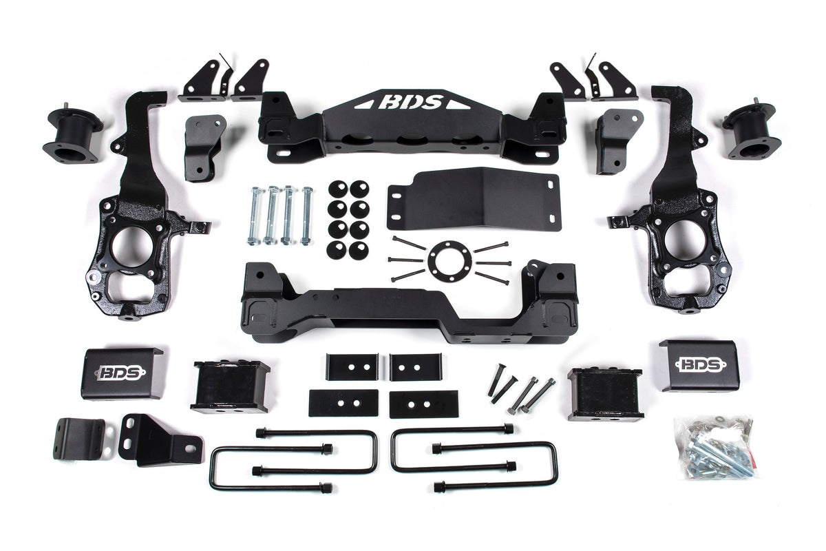 6 Inch Lift Kit | Ford F150 (21-25) 4WD | CCD Equipped - BDS Suspension BDS1961H