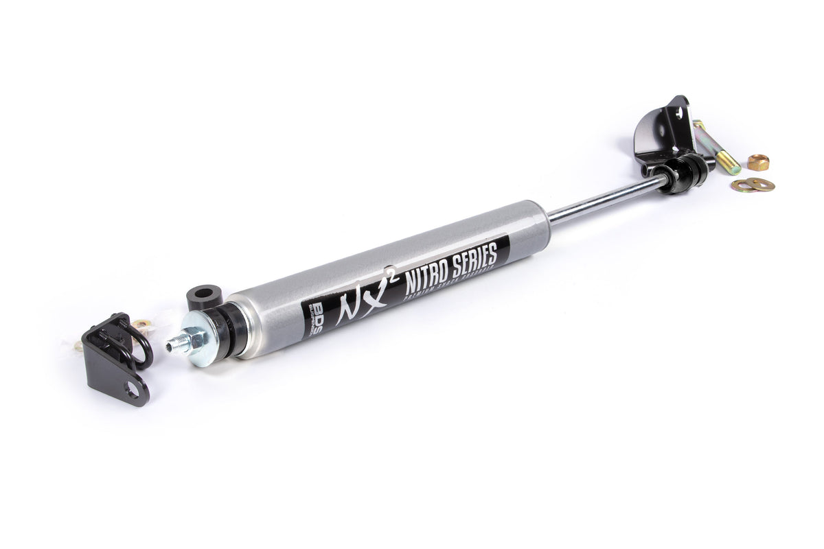 Single Steering Stabilizer Kit w/ NX2 Shock | Ford F150 (04-08) 4WD | With BDS Strut Spacers - BDS Suspension BDS2019SH