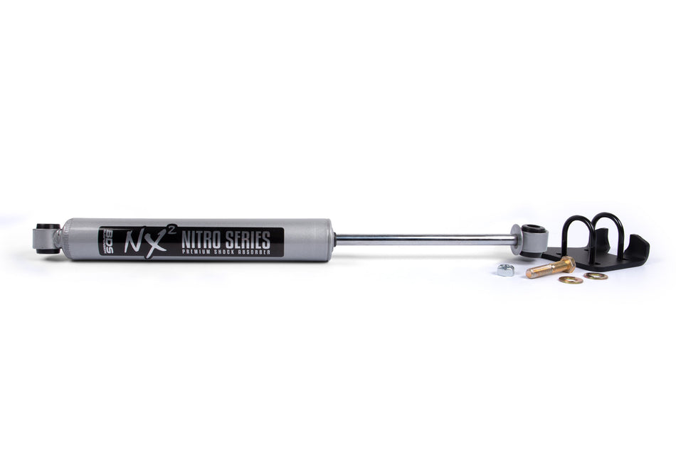Single Steering Stabilizer Kit w/ NX2 Shock | Ford F250/F350 Super Duty (99-04) 4WD - BDS Suspension BDS2025SH
