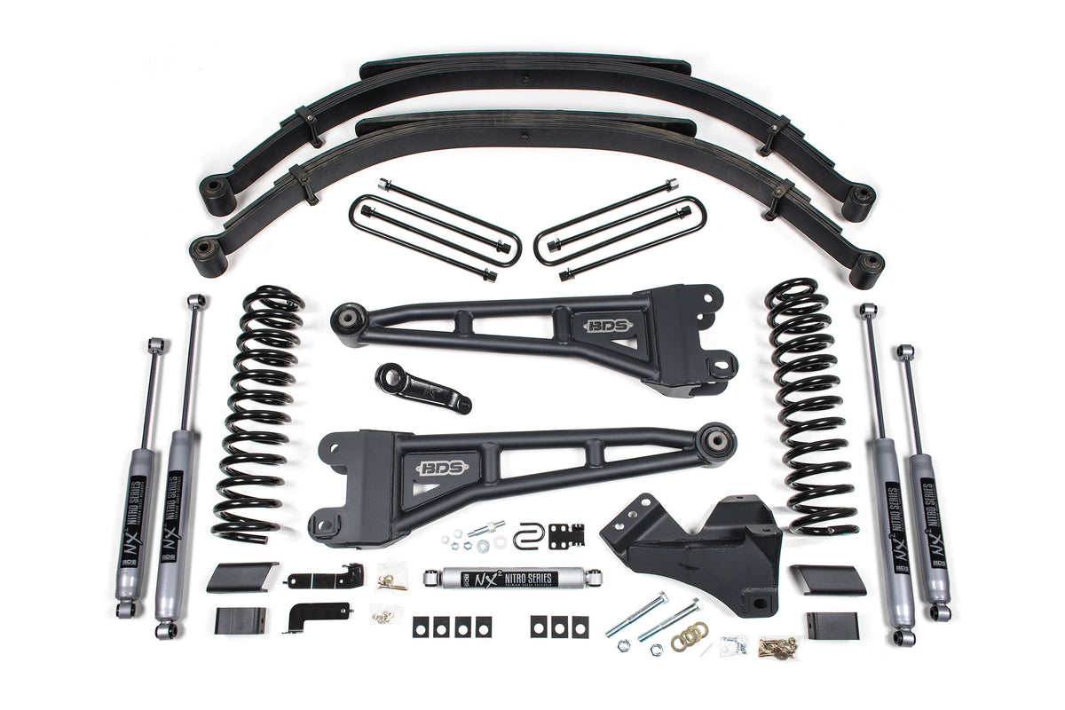 5 Inch Lift Kit w/ Radius Arm | Ford F250/F350 Super Duty (23-26) 4WD | Diesel - BDS Suspension BDS2242FS