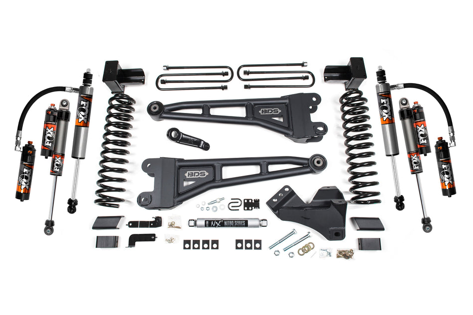4 Inch Lift Kit w/ Radius Arm | Ford F250/F350 Super Duty (17-19) 4WD | Diesel - BDS Suspension BDS2222FPE