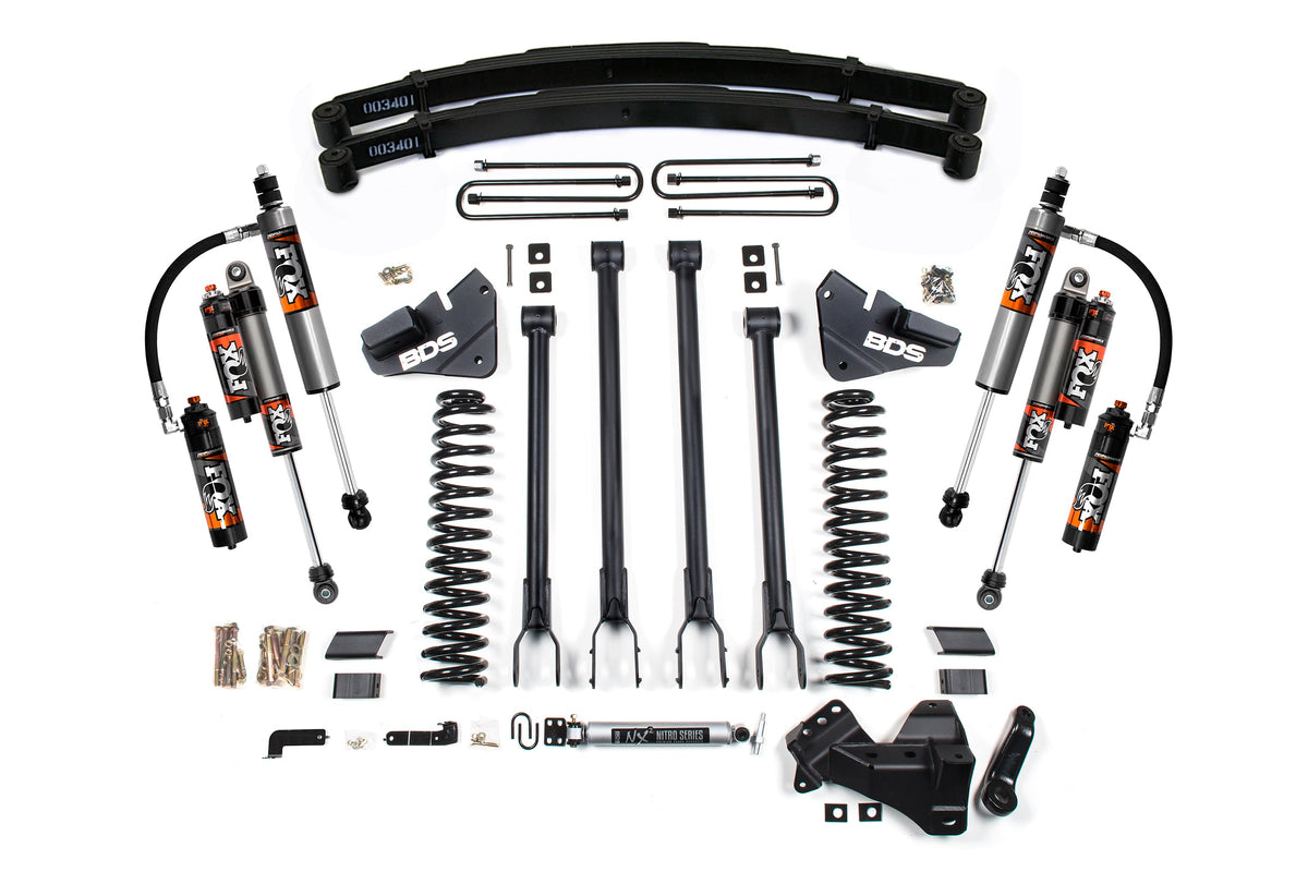 6 Inch Lift Kit | 4-Link Conversion | Ford F250/F350 Super Duty (17-19) 4WD | Diesel - BDS Suspension BDS1529H