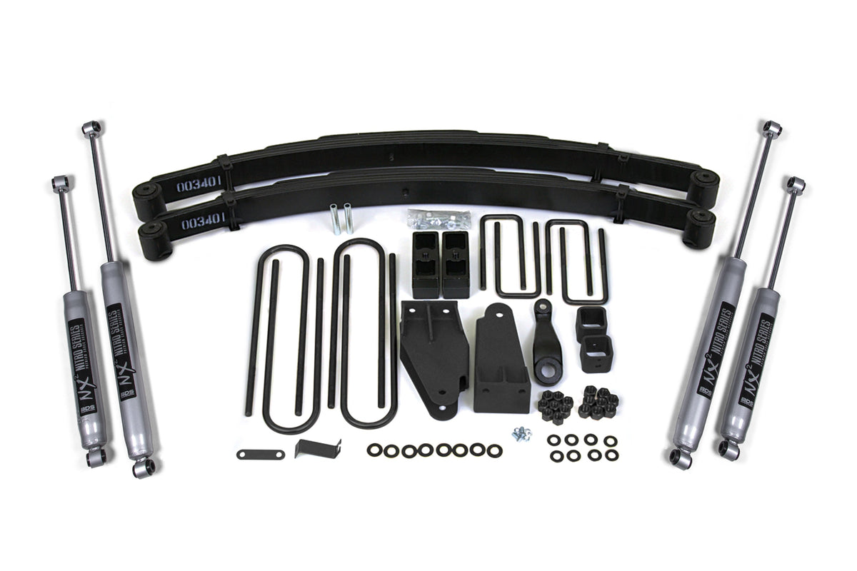 4 Inch Lift Kit | Ford F250 TTB (80-86) 4WD - BDS Suspension BDS307H
