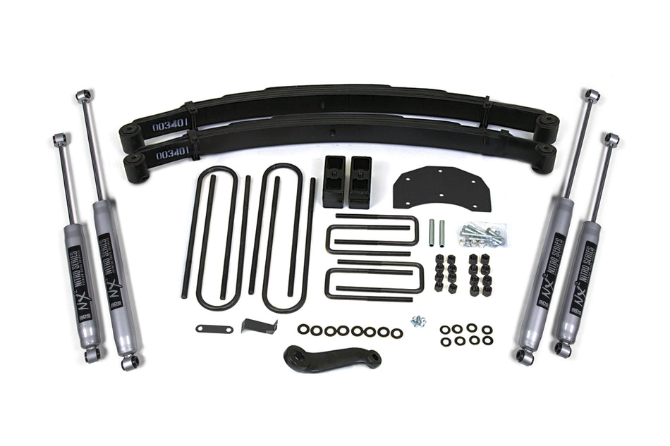 4 Inch Lift Kit | Ford F350 Monobeam (80-96) 4WD - BDS Suspension BDS308FS