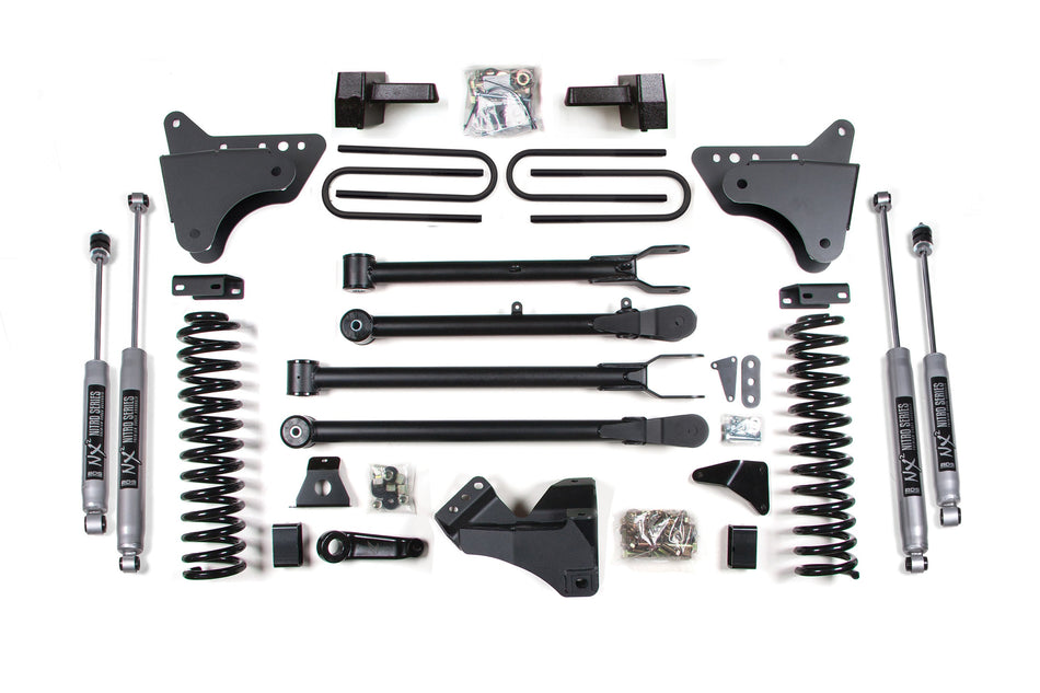 4 Inch Lift Kit w/ 4-Link | Ford F250/F350 Super Duty (05-07) 4WD | Gas - BDS Suspension BDS329FS