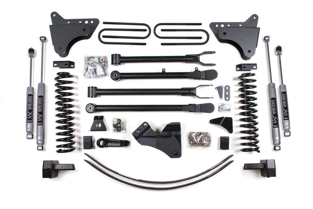6 Inch Lift Kit w/ 4-Link | Ford F250/F350 Super Duty (05-07) 4WD | Gas - BDS Suspension BDS336H