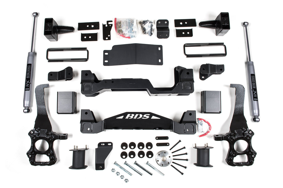 6 Inch Lift Kit | Ford F150 (15-20) 4WD - BDS Suspension BDS1532FS