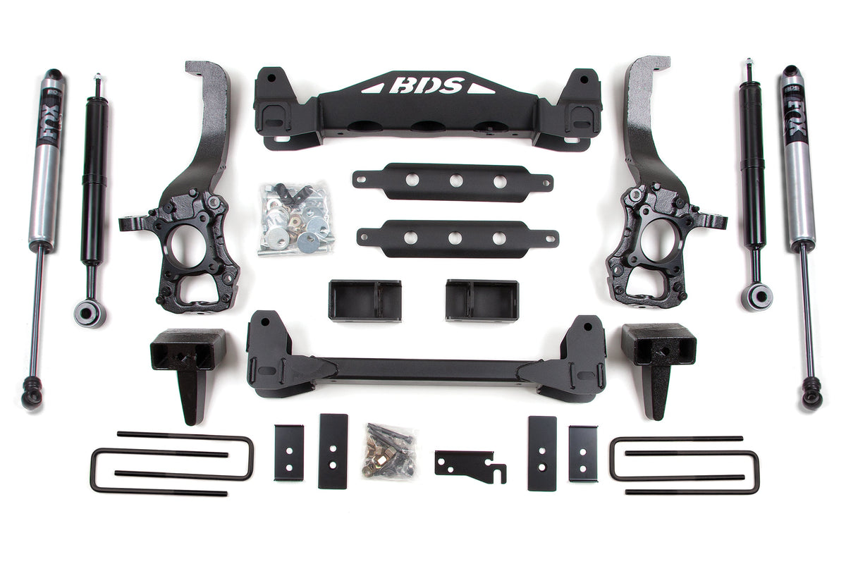 6 Inch Lift Kit | Ford F150 (2014) 2WD - BDS Suspension BDS1505H