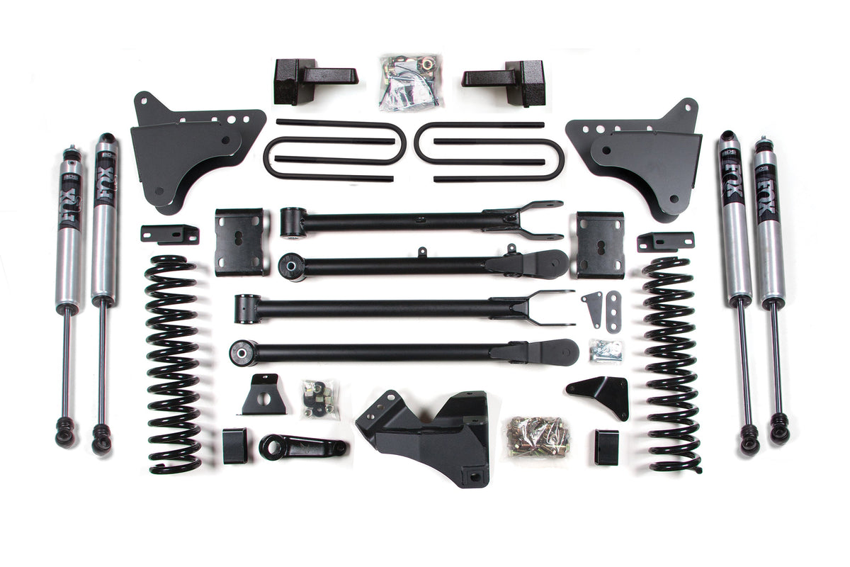 4 Inch Lift Kit w/ 4-Link | Ford F250/F350 Super Duty (11-16) 4WD | Diesel - BDS Suspension BDS590H