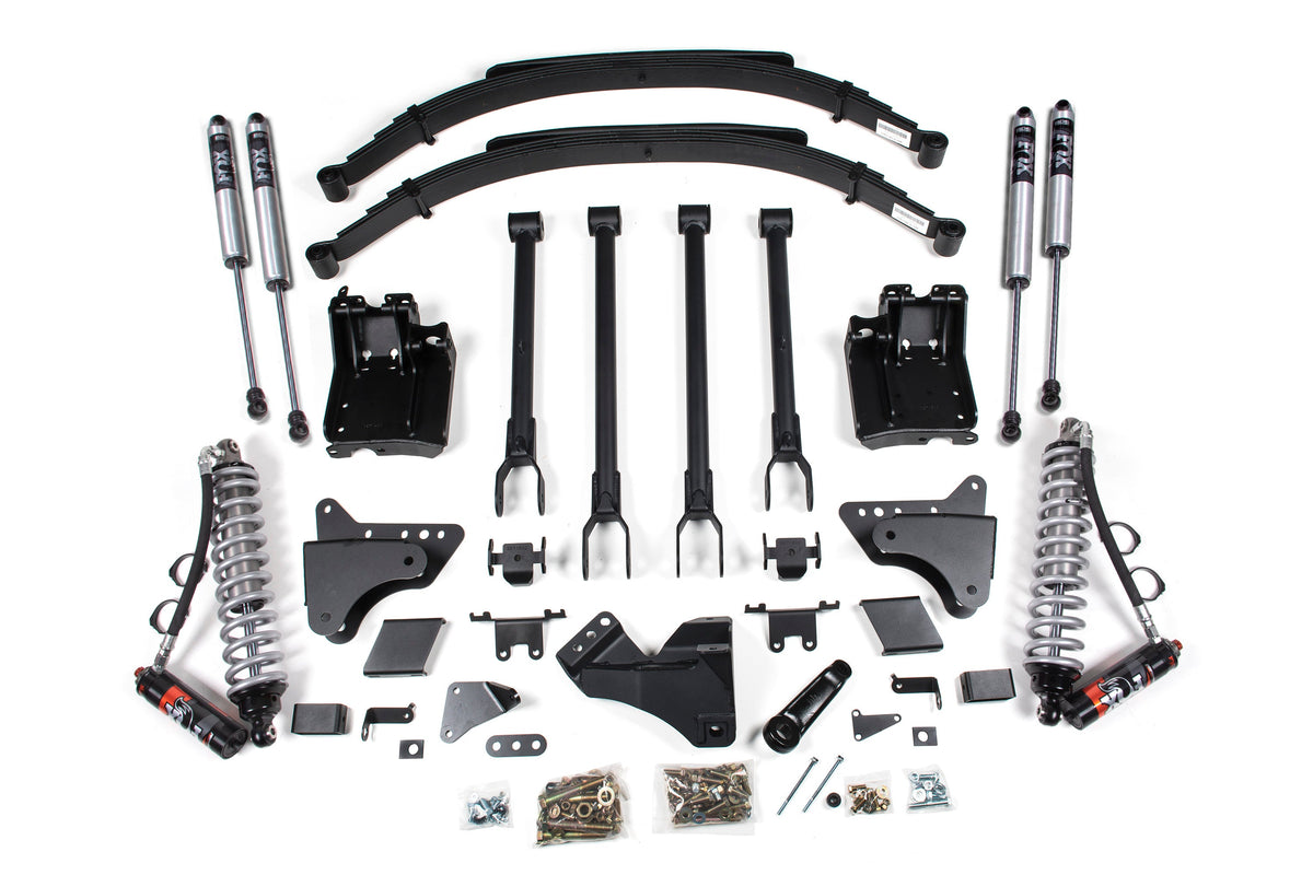 6 Inch Lift Kit w/ 4-Link | FOX 2.5 Performance Elite Coil-Over Conversion | Ford F250/F350 Super Duty (11-16) 4WD |...