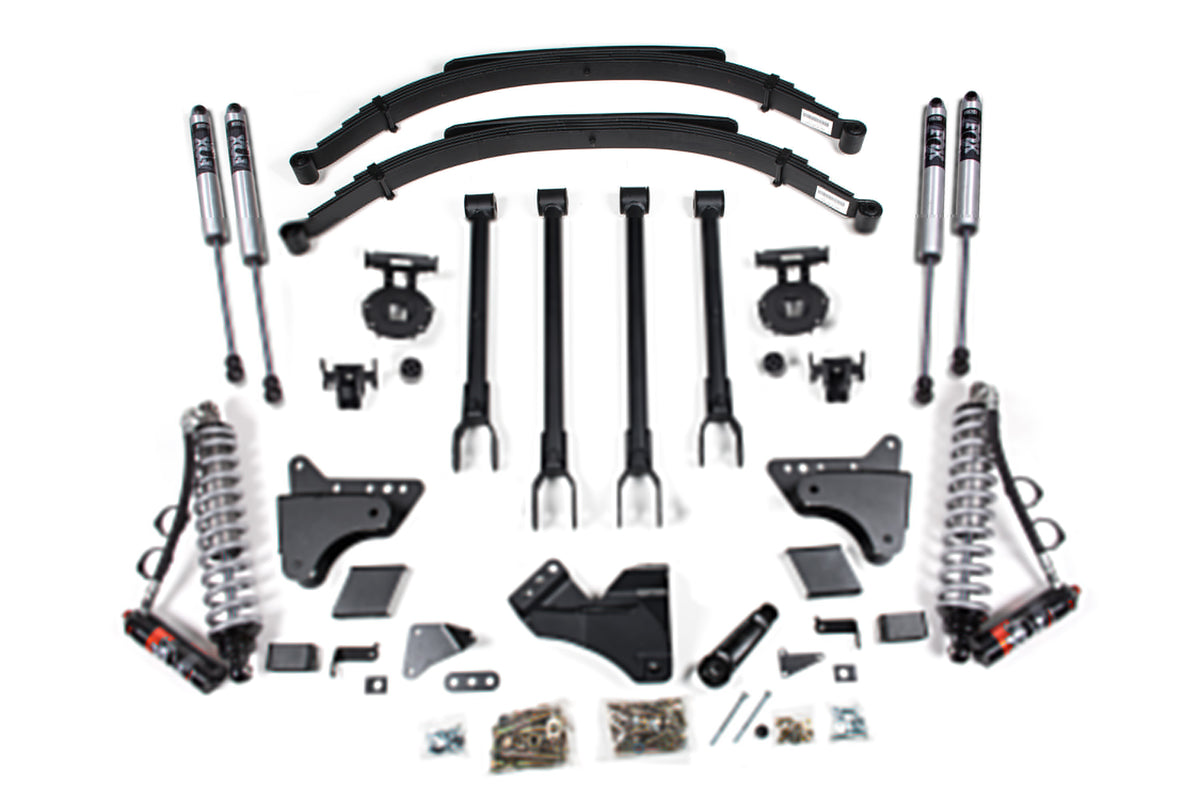 6 Inch Lift Kit w/ 4-Link | FOX 2.5 Performance Elite Coil-Over Conversion | Ford F250/F350 Super Duty (11-16) 4WD |...