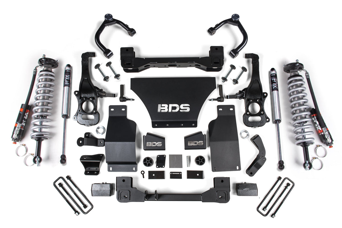 2.5 Inch Lift Kit | FOX 2.5 Performance Elite Coil-Over | Chevy Trail Boss or GMC AT4 1500 (19-24) 4WD | Gas - BDS...