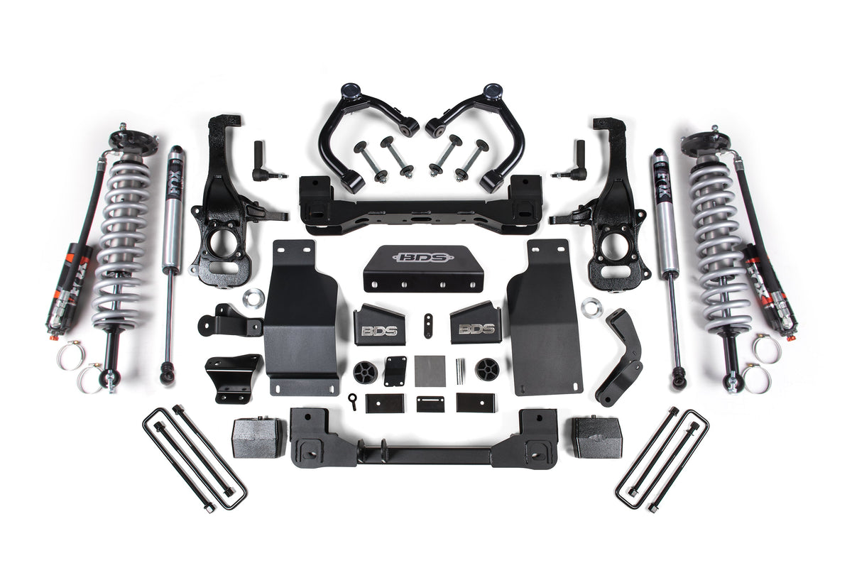 4 Inch Lift Kit | FOX 2.5 Performance Elite Coil-Over | Chevy Trail Boss or GMC AT4 1500 (20-26) 4WD | Diesel - BDS...